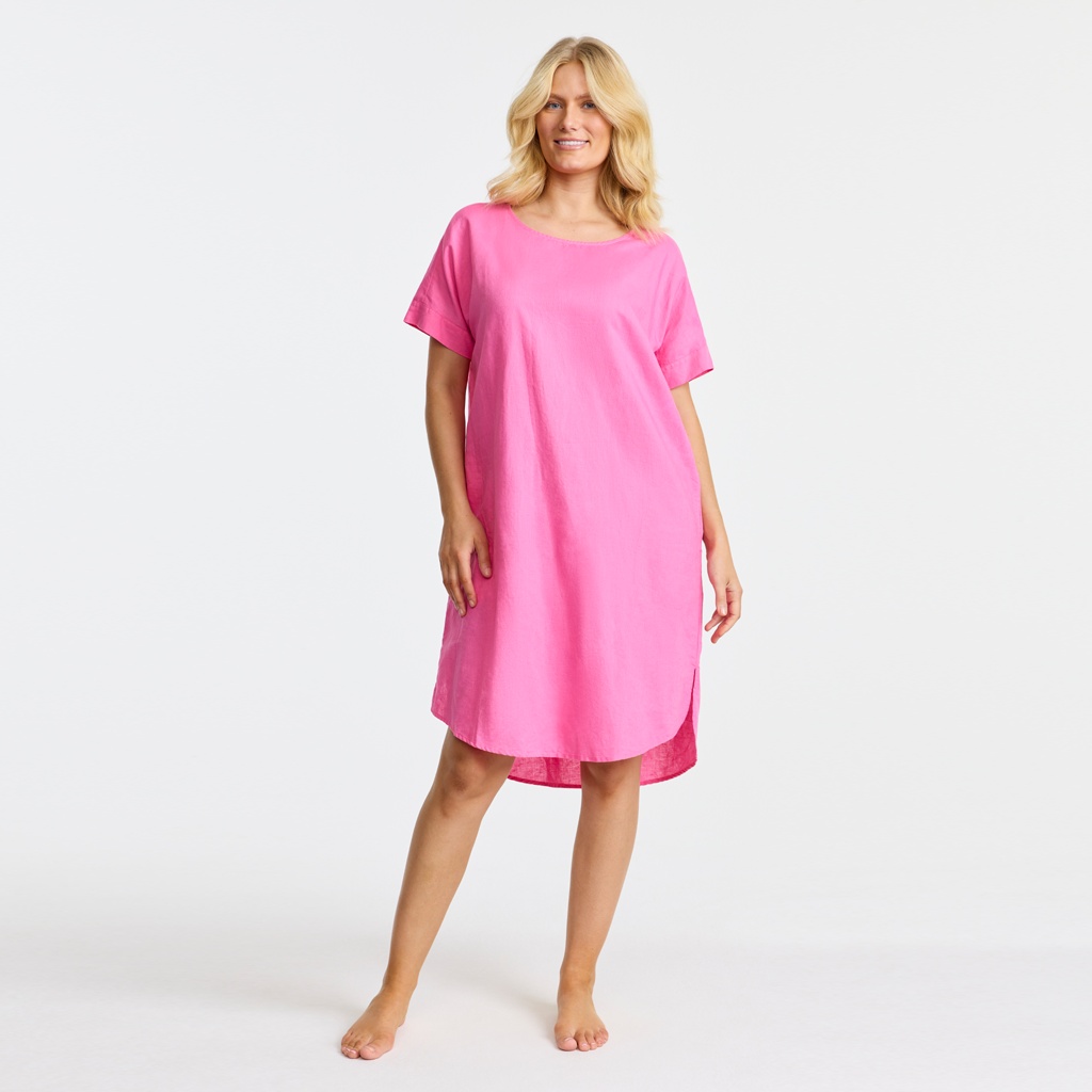 Klnning i lin/viscose, underbar kvalitet