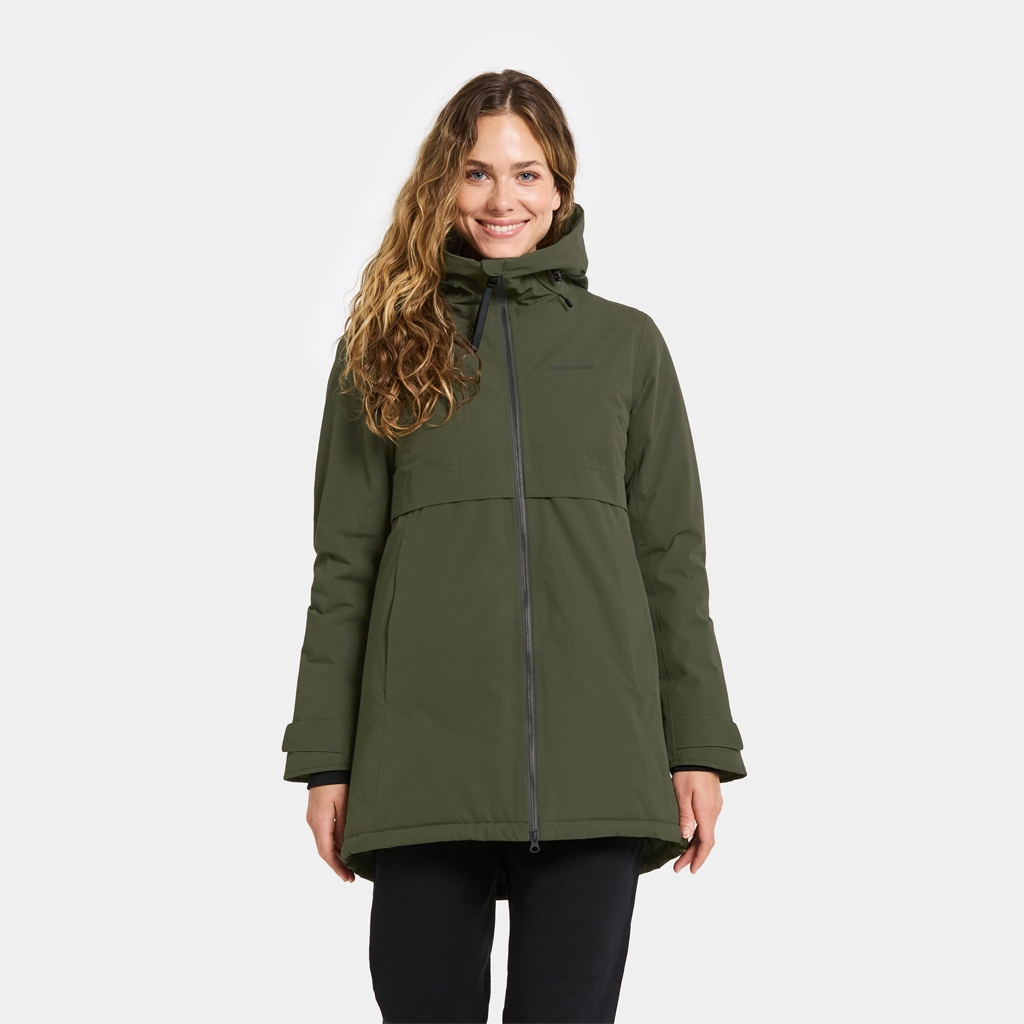 Didriksons Helle parka, deep green