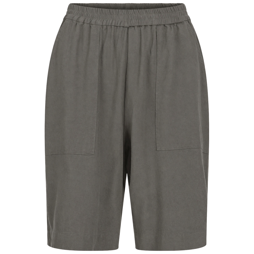 Shorts med lite vidd, khaki