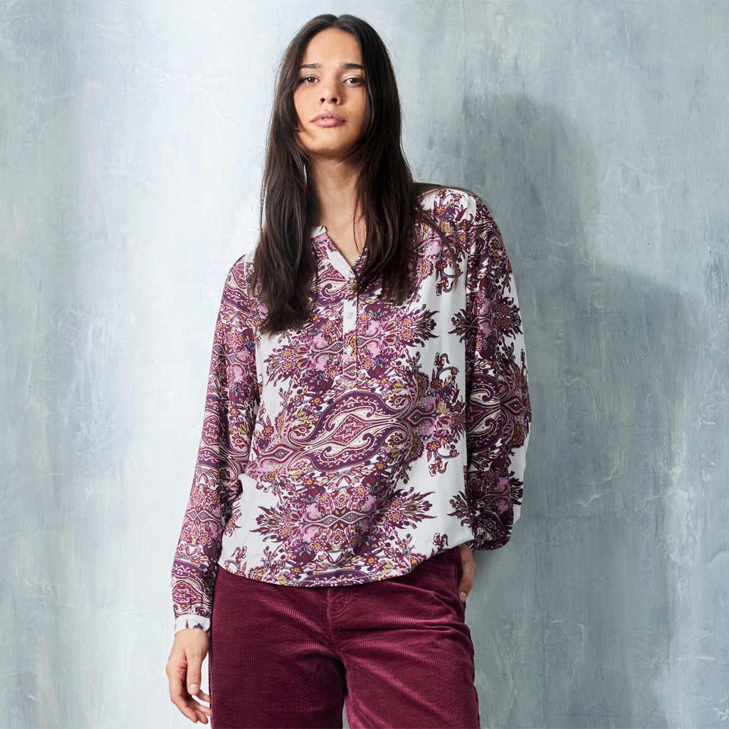 Blus i elegant mnster