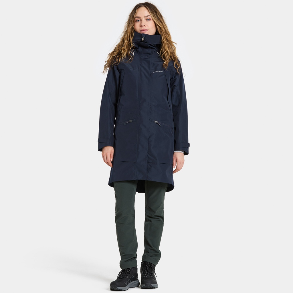 Didriksons damjacka � stilren v�rjacka i funktionellt svenskt mode